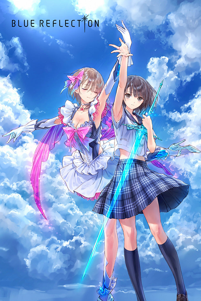 Blue Reflection Canvas Poster