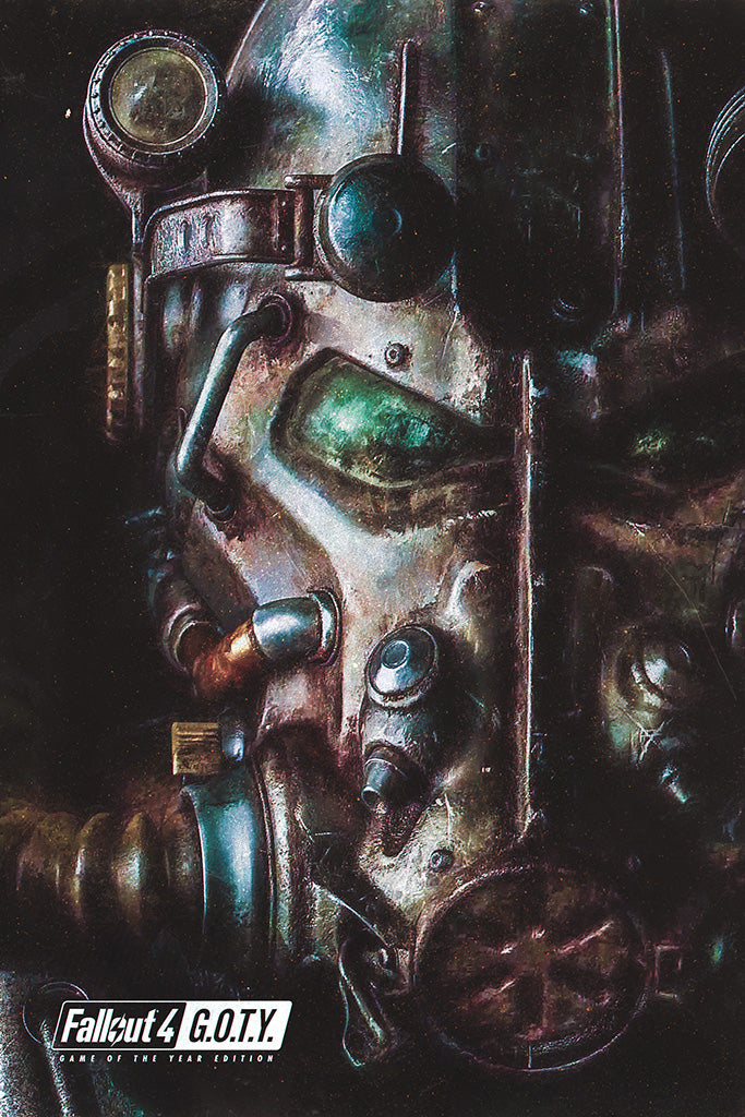 Fallout 4 Game of the Year Edition Game Canvas Poster