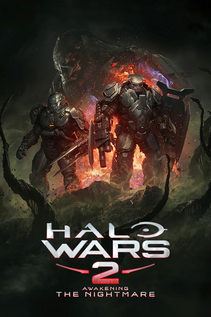 Halo Wars 2 Awakening the Nightmare Canvas Poster