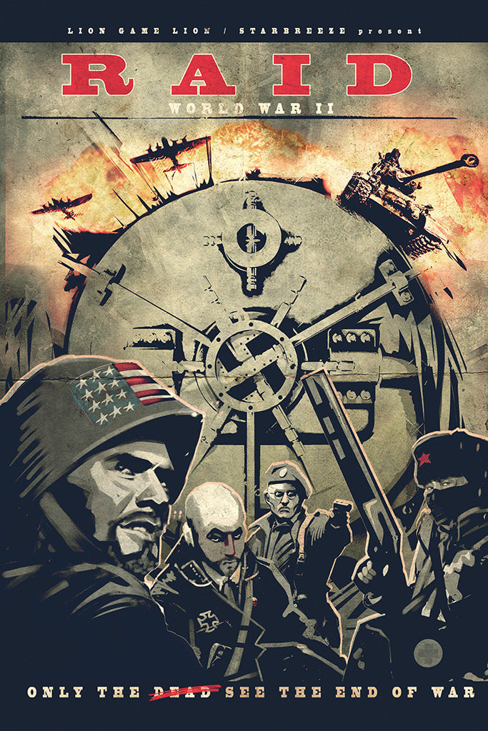 Raid World War 2 Canvas Poster