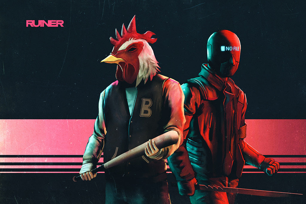 Ruiner Game Canvas Poster
