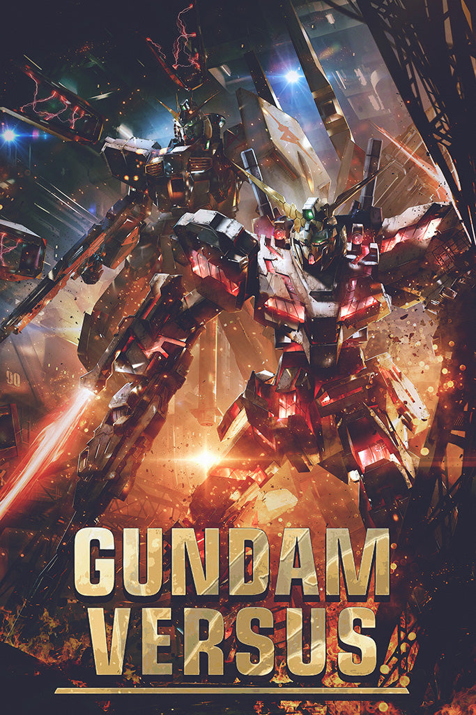Gundam Versus Game Canvas Poster