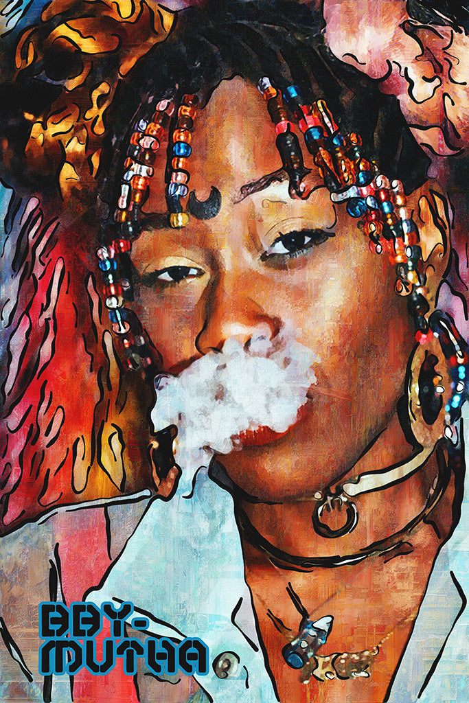 BbyMutha Rap Canvas Poster