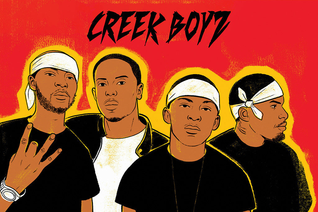 Creek Boyz Rap Hip Hop Canvas Poster