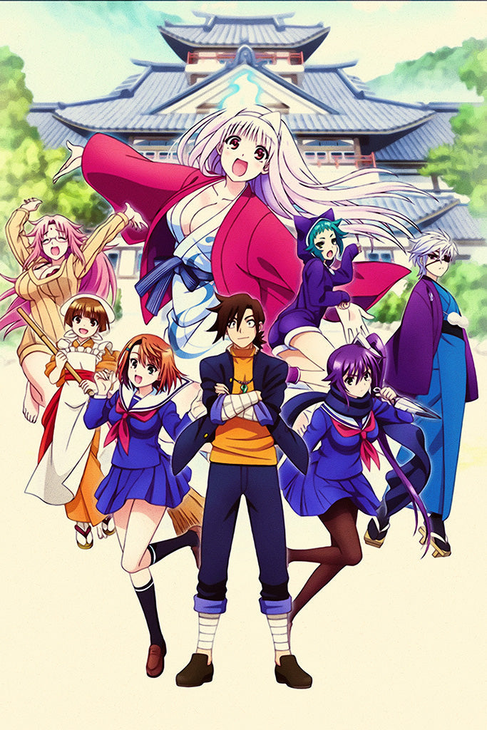 Yuragi-sou no Yuuna-san Canvas Poster