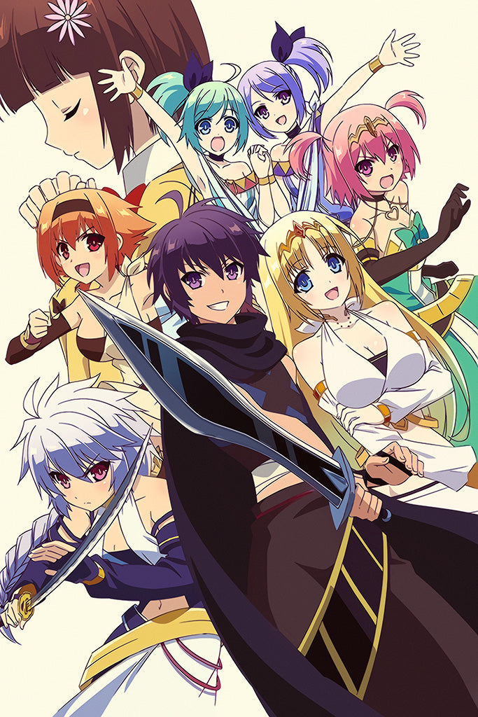 Hyakuren no Haou to Seiyaku no Valkyria Canvas Poster
