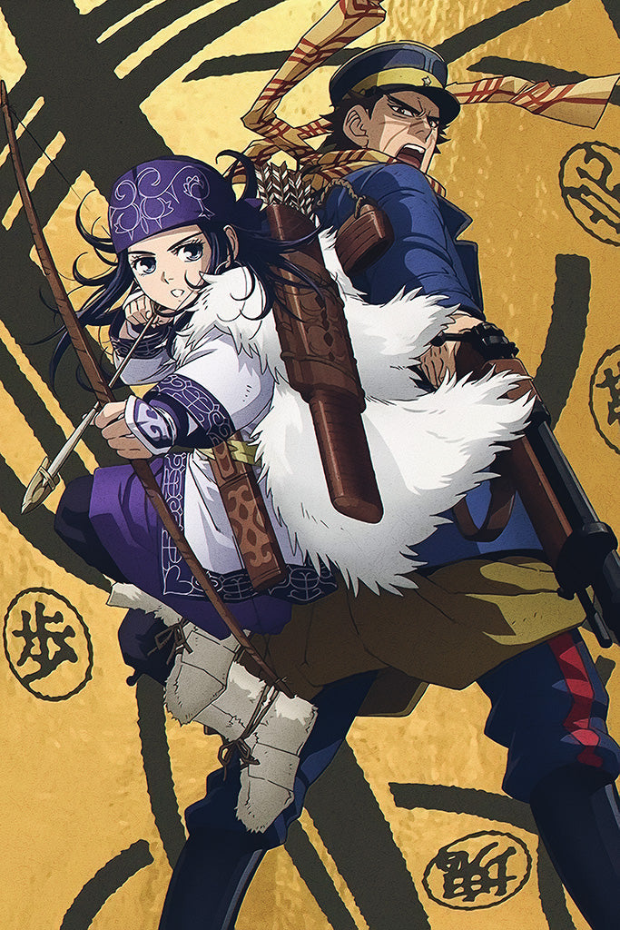 Golden Kamuy 2nd Season Anime Canvas Poster