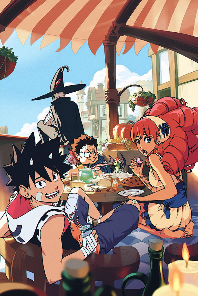 Radiant Anime Canvas Poster