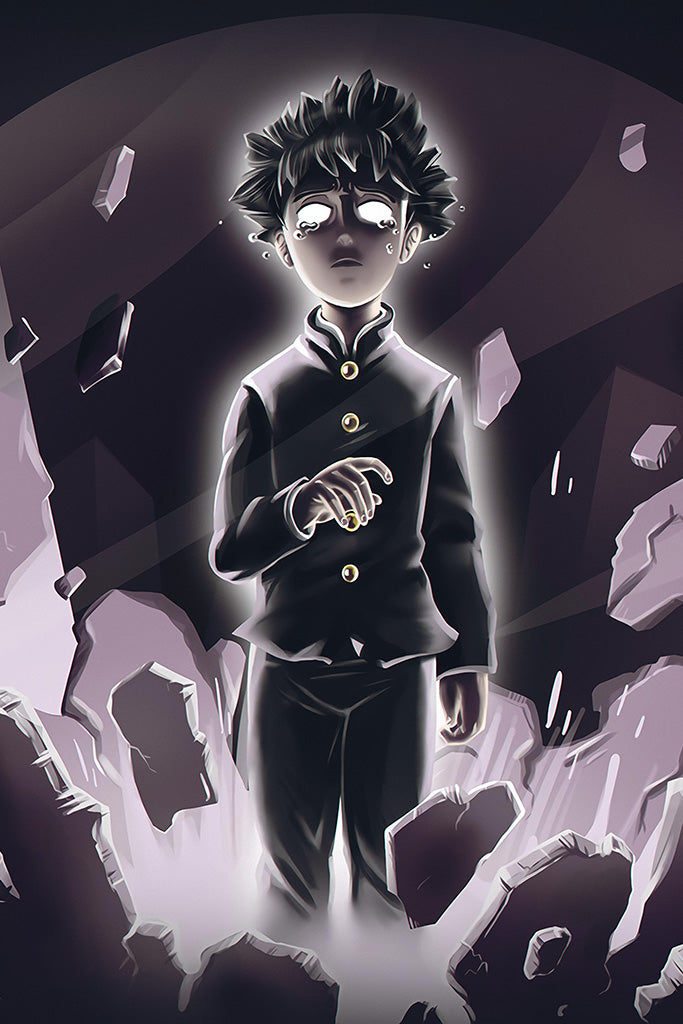 Mob Psycho 100 II Anime Canvas Poster