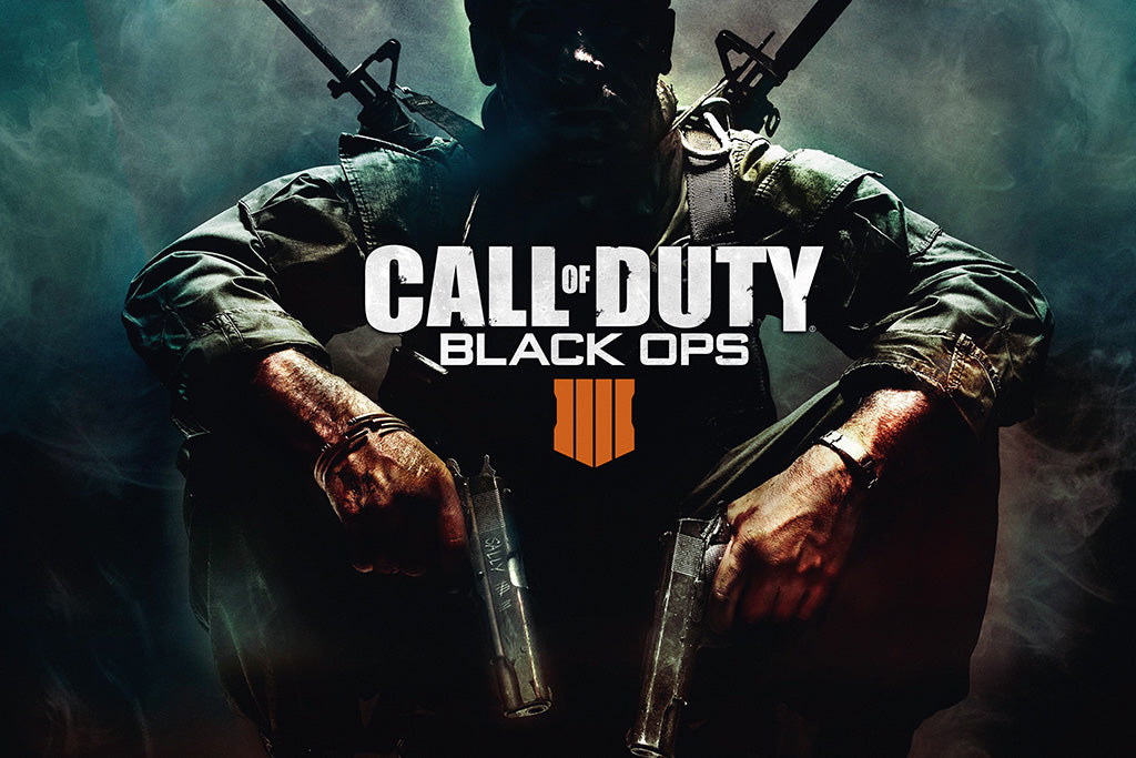 Call of Duty Black Ops 4 Game Canvas Poster