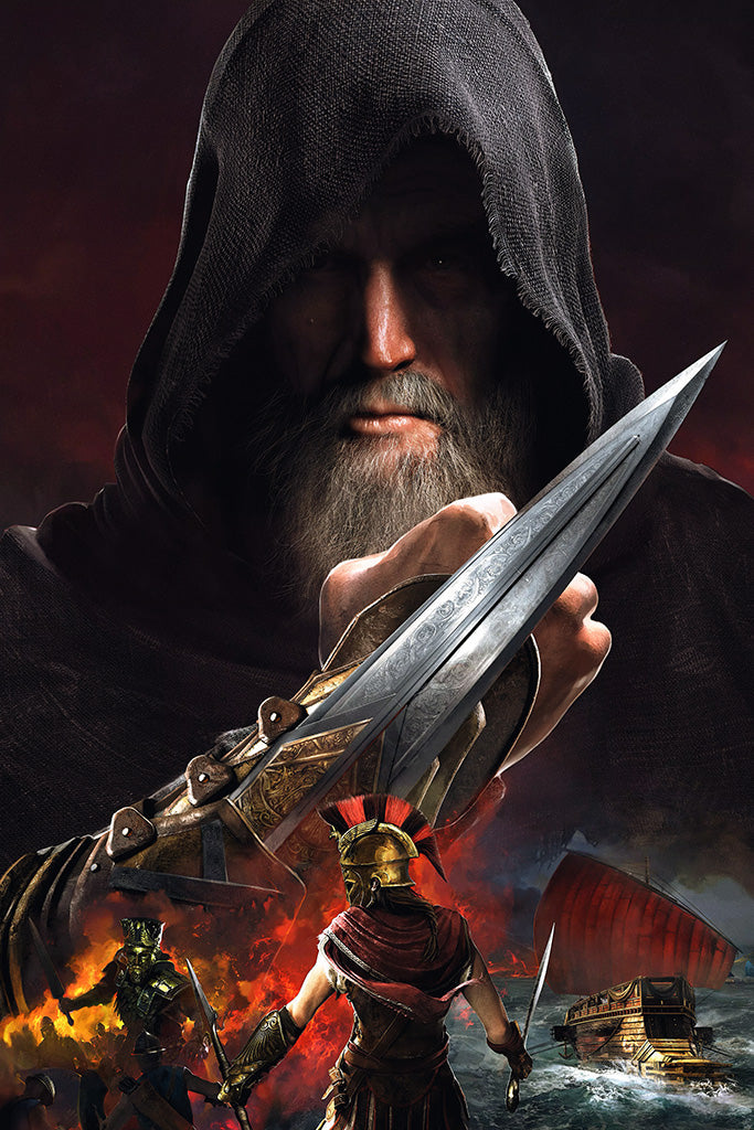 Assassin's Creed Odyssey Game Canvas Poster