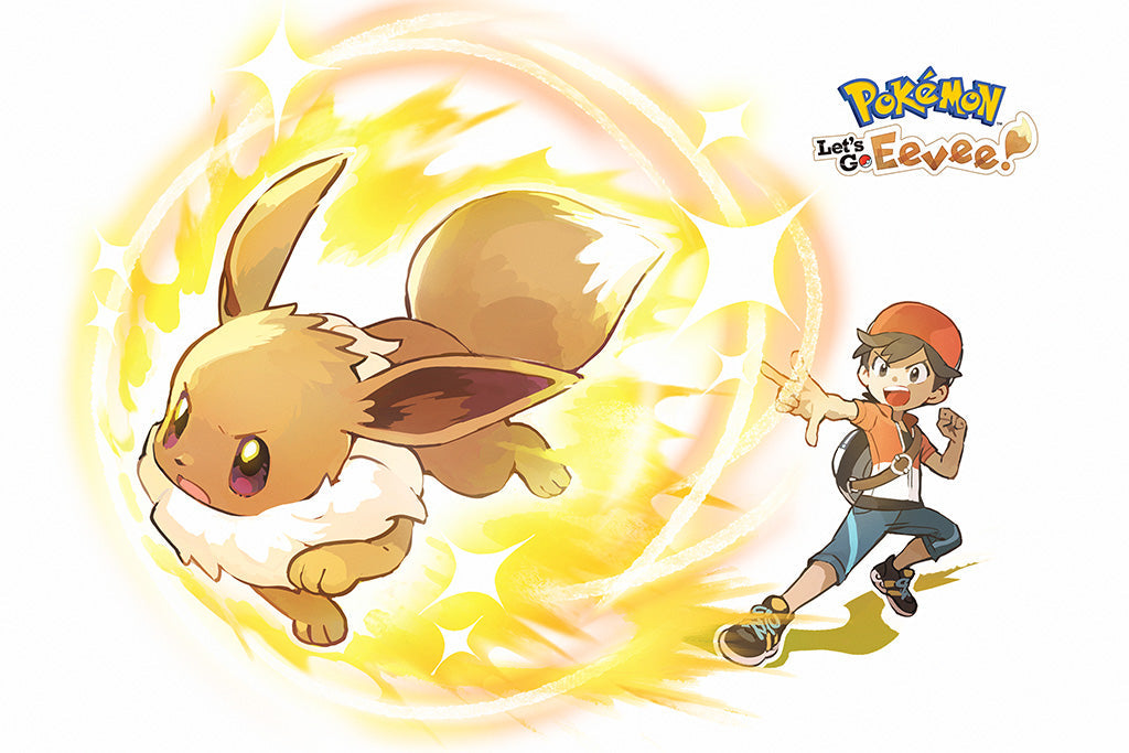Pokemon Let¡¯s Go, Pikachu!¡± and ¡°Pokemon Let¡¯s Go, Eevee! Canvas Poster