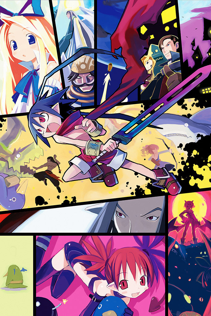 Disgaea 1 Complete Video Game Canvas Poster