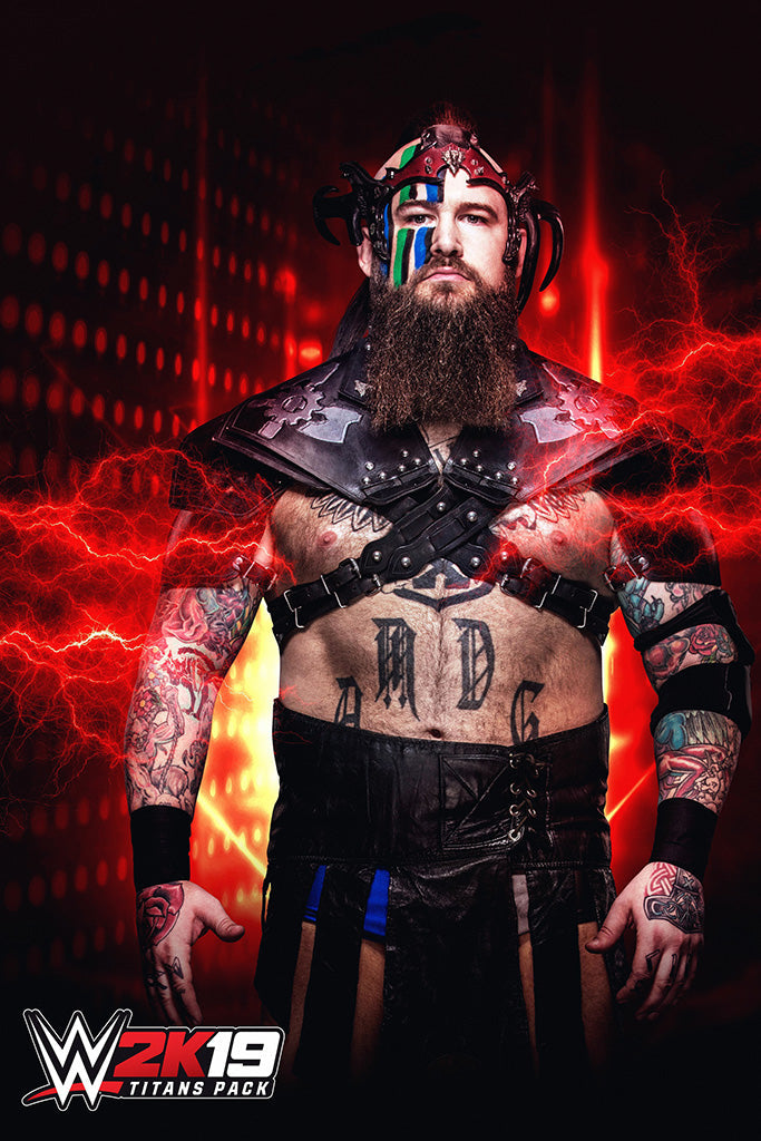 WWE 2K19 Game Canvas Poster