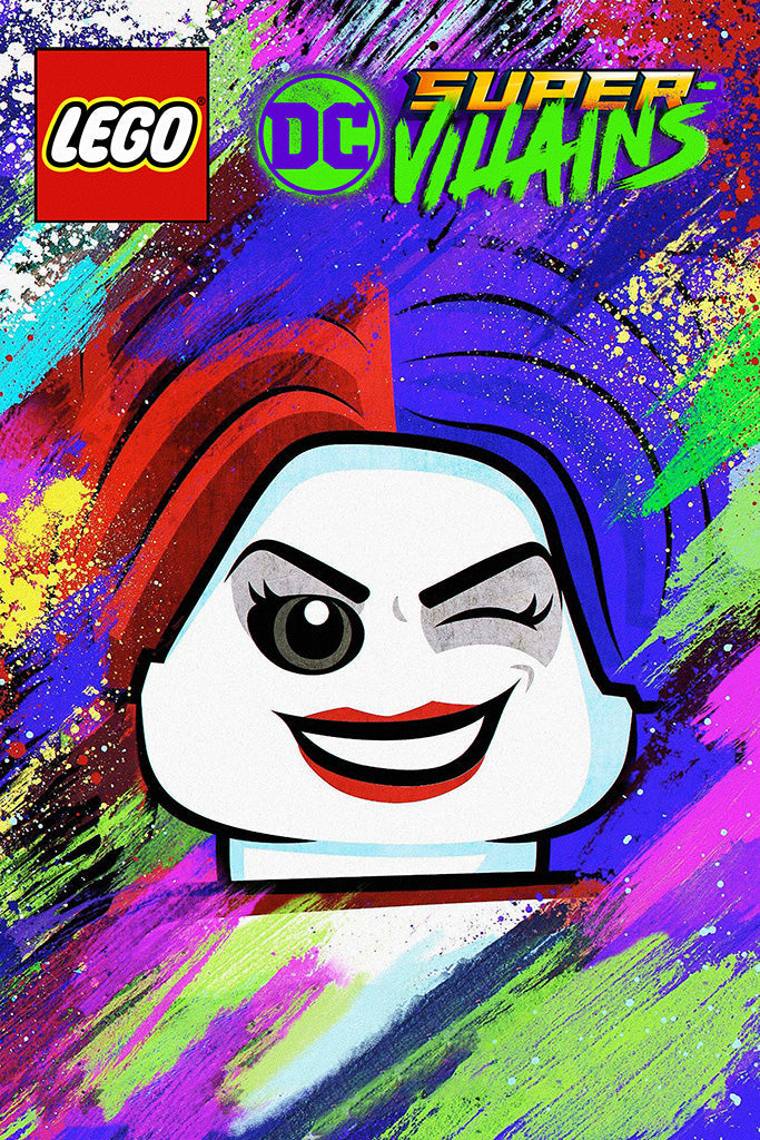 Lego DC Super Villains Game Canvas Poster