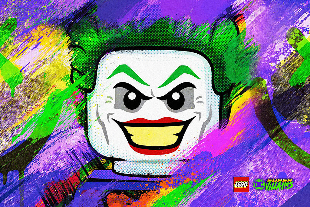 Lego DC Super Villains Video Game Canvas Poster