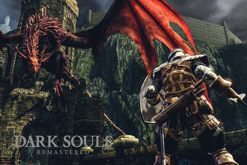Dark Souls Remastered RPG Canvas Poster