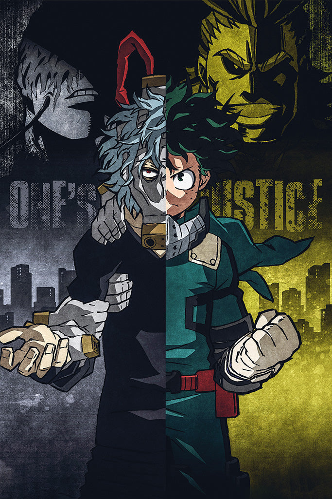 My Hero One's Justice Game Canvas Poster