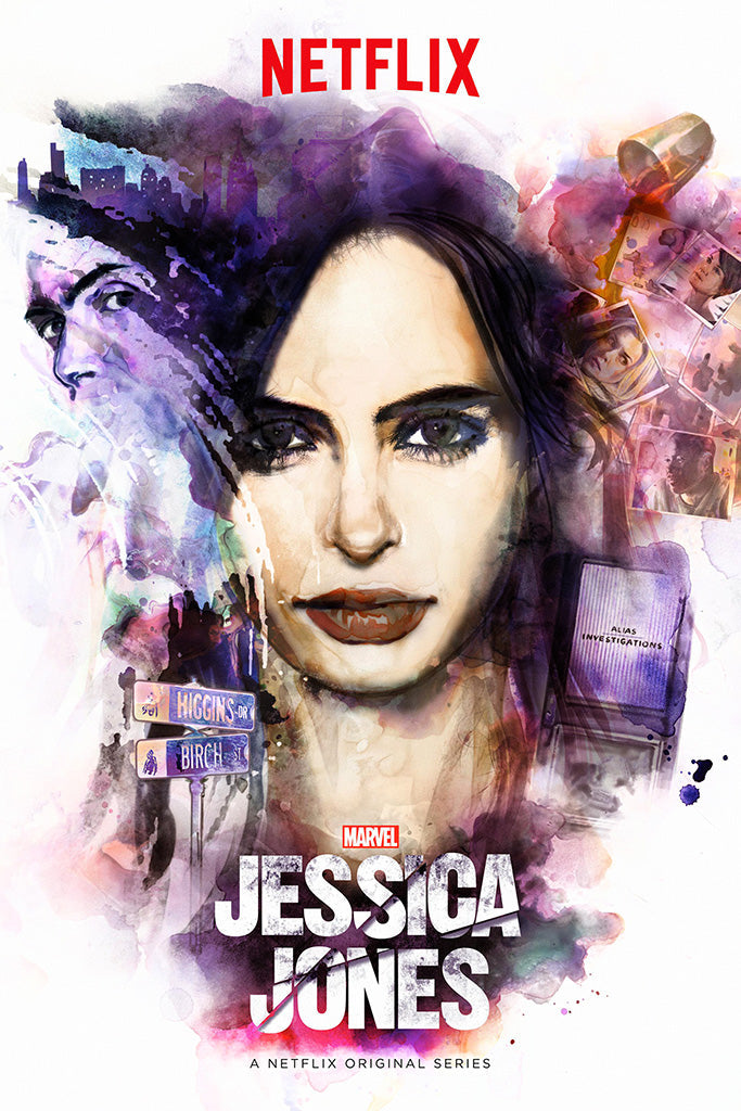 Marvel's Jessica Jones TV Show Canvas Poster
