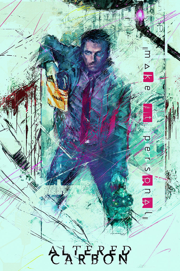 Altered Carbon TV Show Movie Canvas Poster