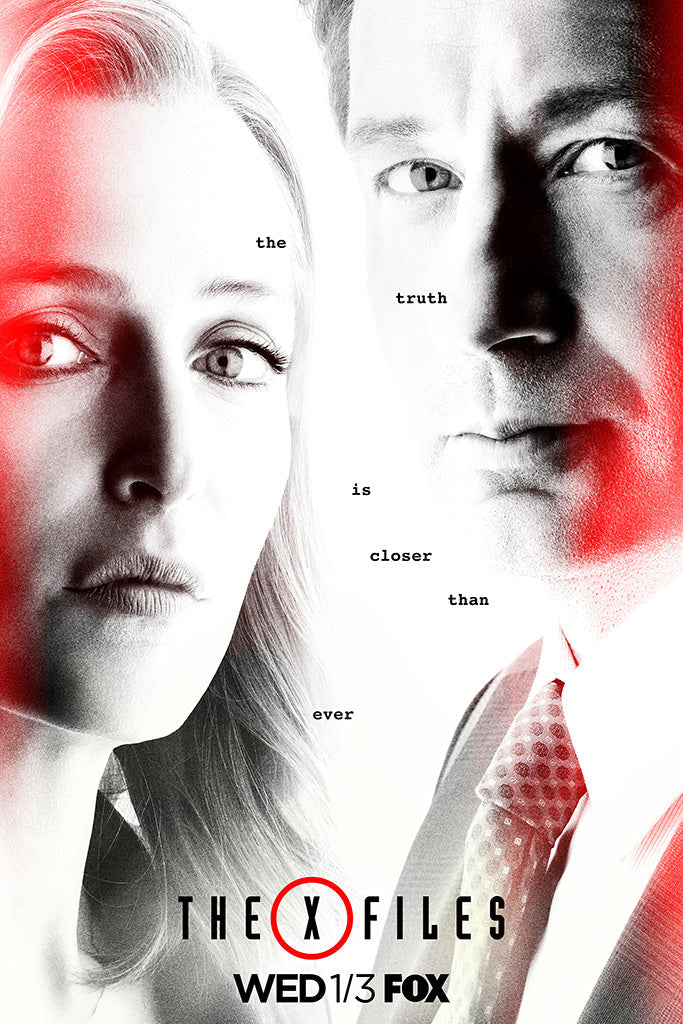 The X-Files TV Show Canvas Poster