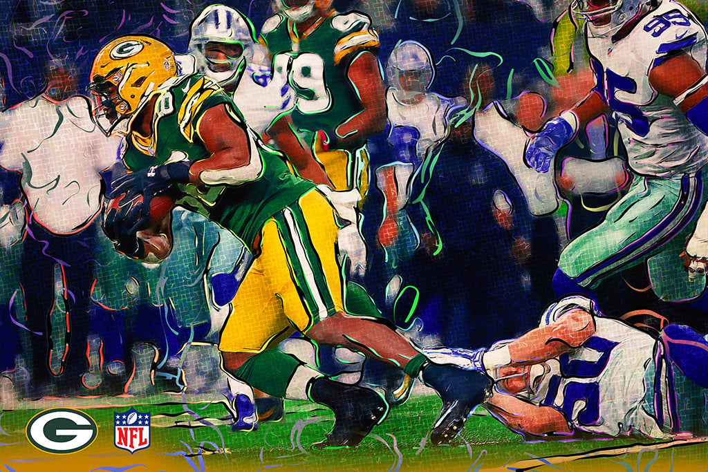 NFL Season 2018 Green Bay Packers (5/5) Canvas Poster