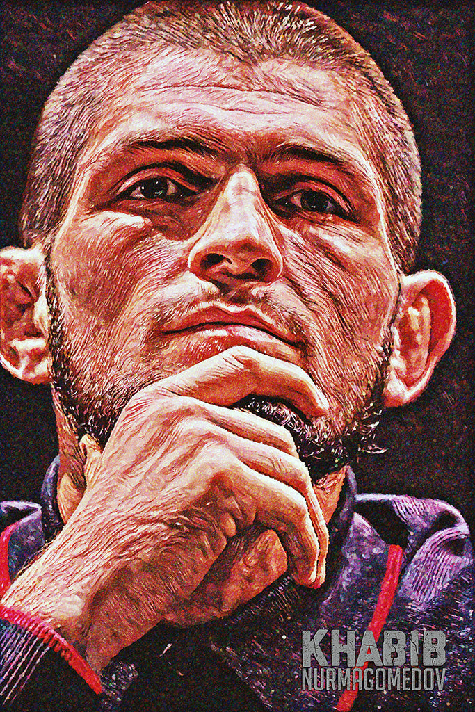 Khabib Nurmagomedov (1/10) Canvas Poster