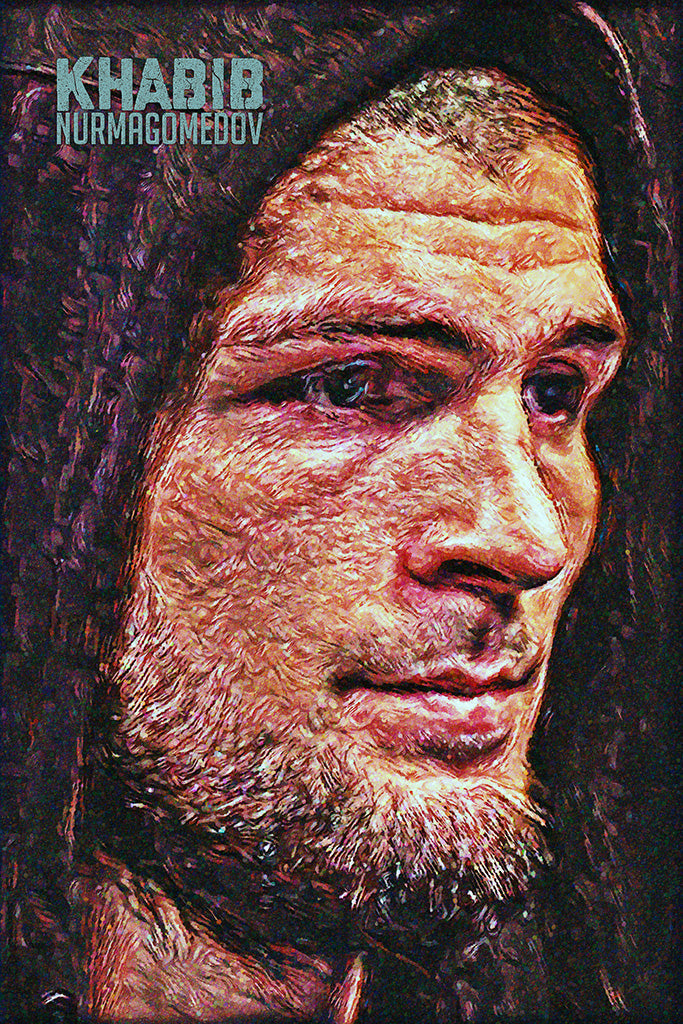 Khabib Nurmagomedov (3/10) Canvas Poster