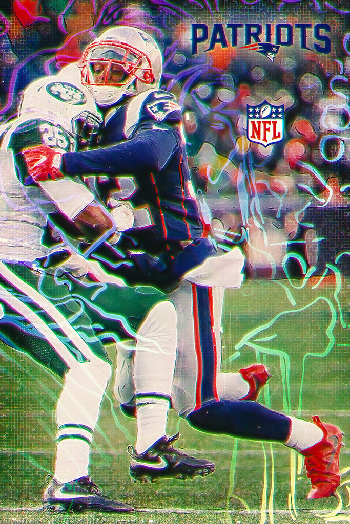 NFL Season 2018 New England Patriots (1/5) Canvas Poster