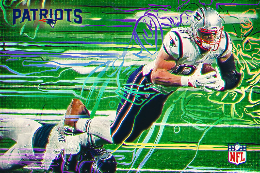 NFL Season 2018 New England Patriots (2/5) Canvas Poster