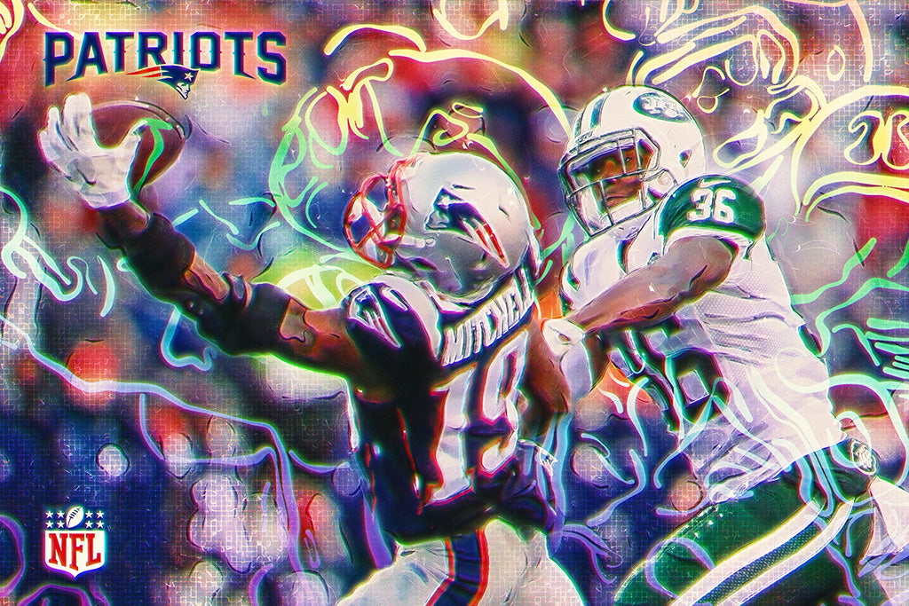 NFL Season 2018 New England Patriots (5/5) Canvas Poster