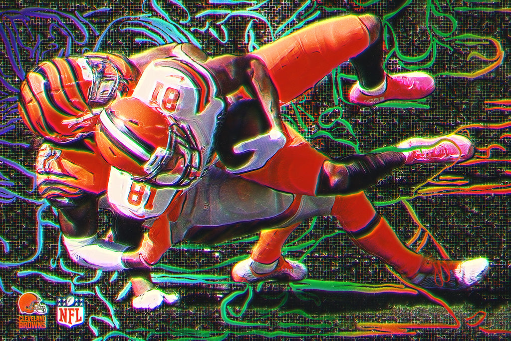 NFL Season 2018 Cleveland Browns (3/5) Canvas Poster