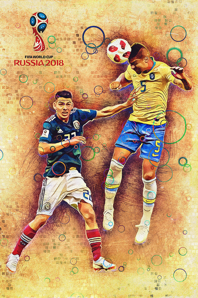 World Cup 2018 (2/10) Canvas Poster