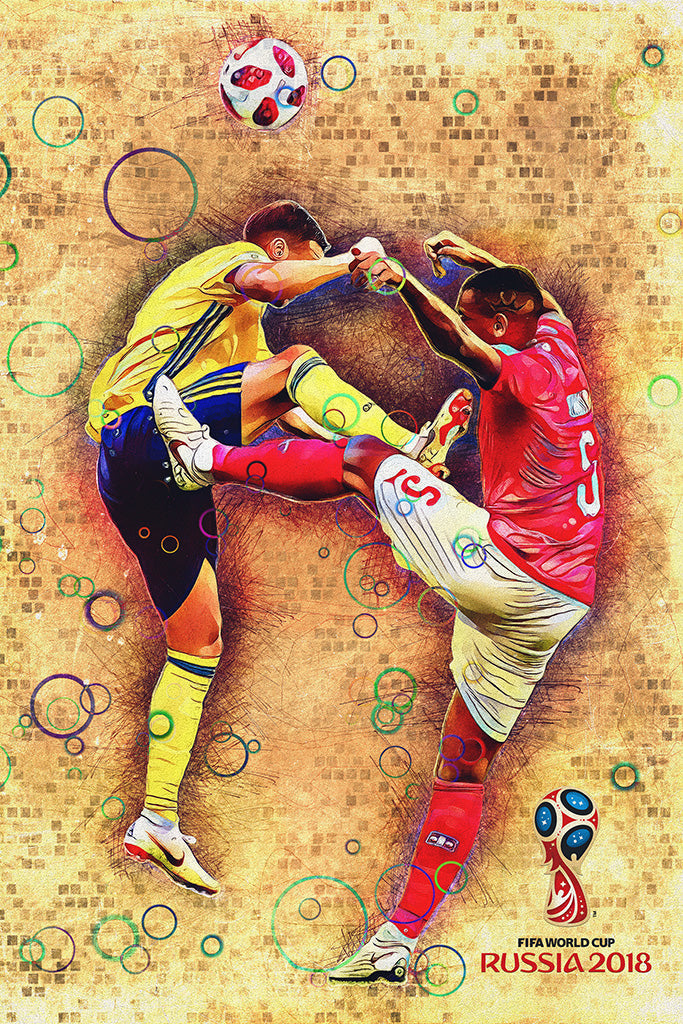 World Cup 2018 (6/10) Canvas Poster