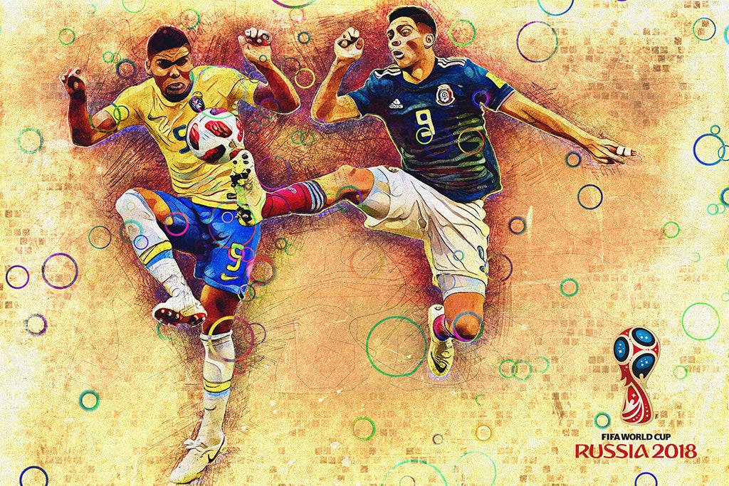 World Cup 2018 (9/10) Canvas Poster