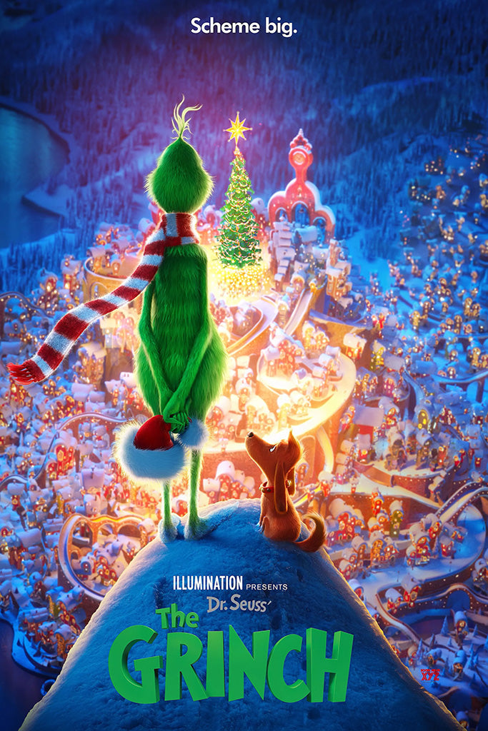 Dr. Seuss' The Grinch Canvas Poster