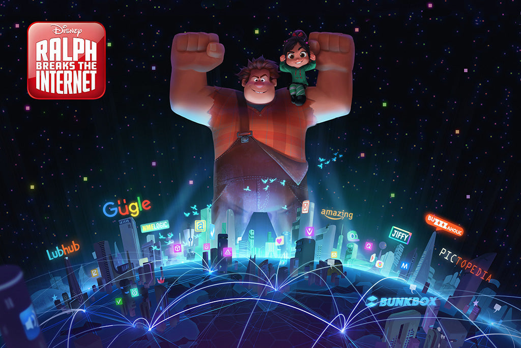 Ralph Breaks the Internet Movie Canvas Poster