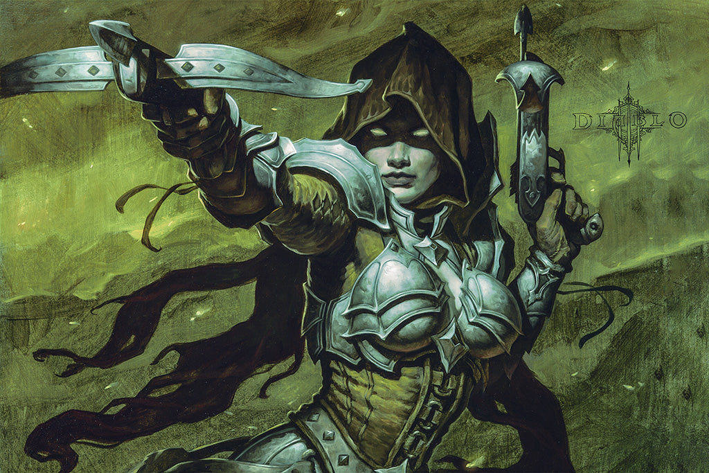 Diablo 3 Eternal Collection Canvas Poster