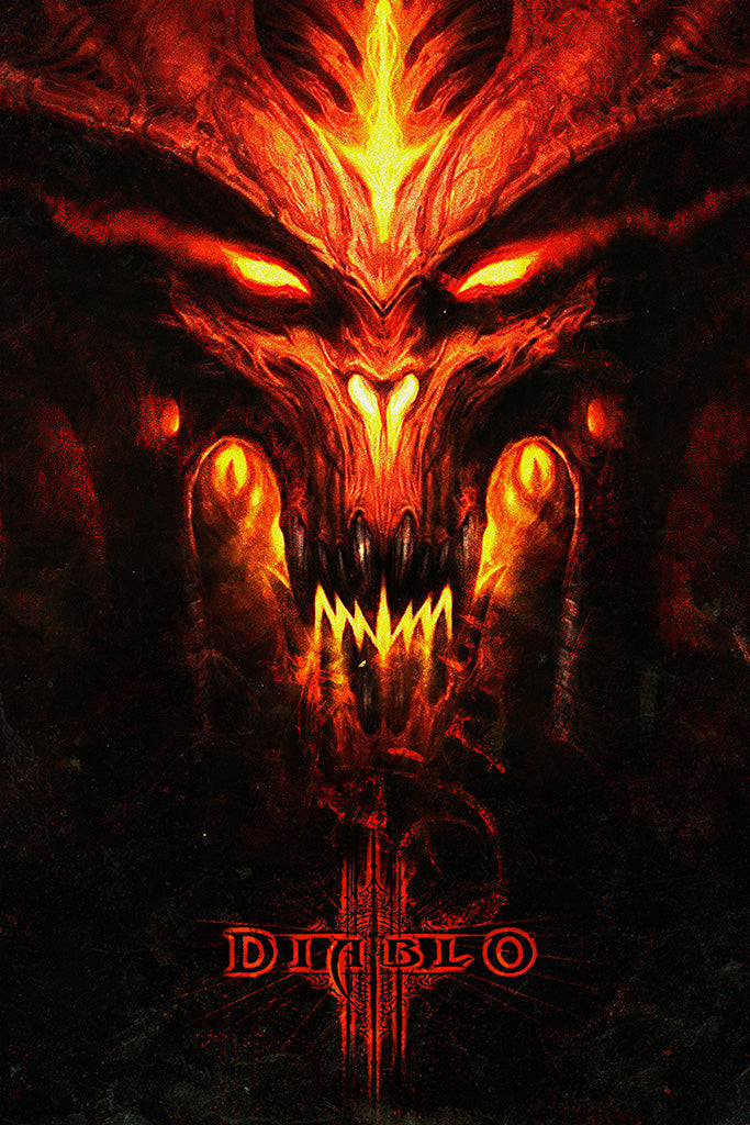 Diablo 3 Eternal Collection 2018 Game Canvas Poster