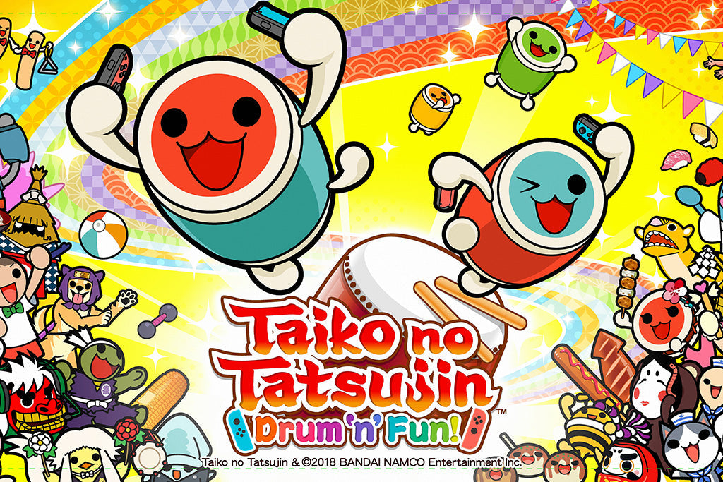 Taiko no Tatsujin Drum ¡®n¡¯ Fun! Game Canvas Poster