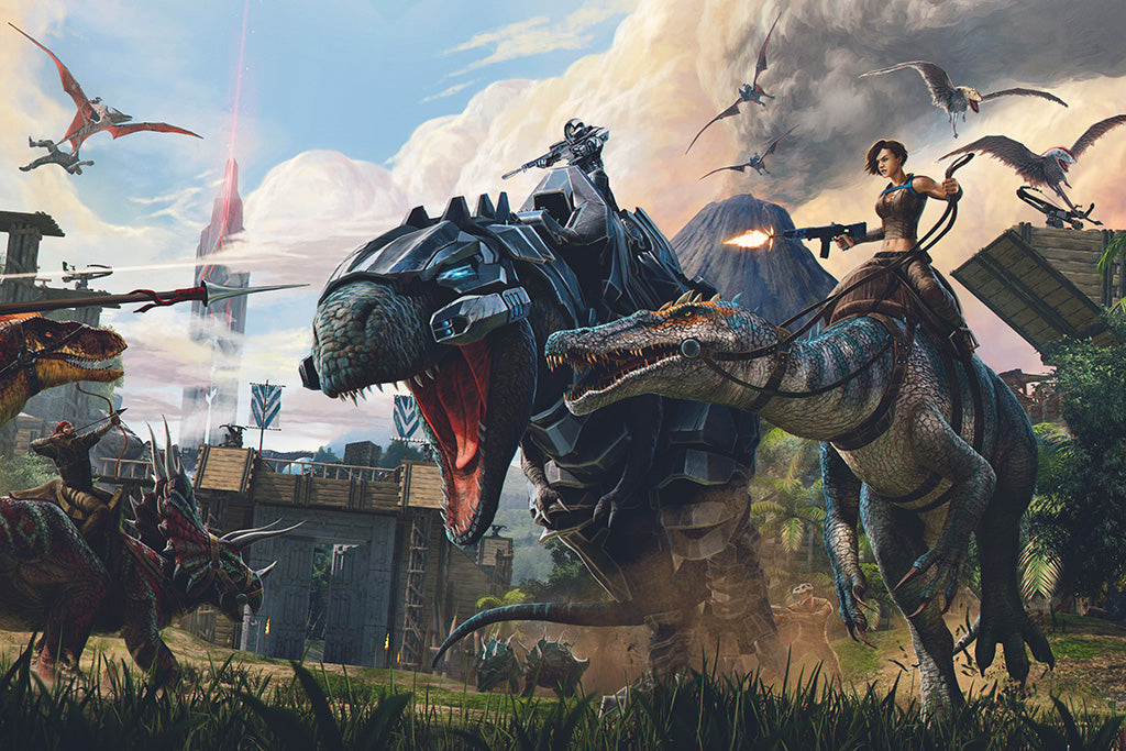 ARK Survival Evolved Extinction Canvas Poster