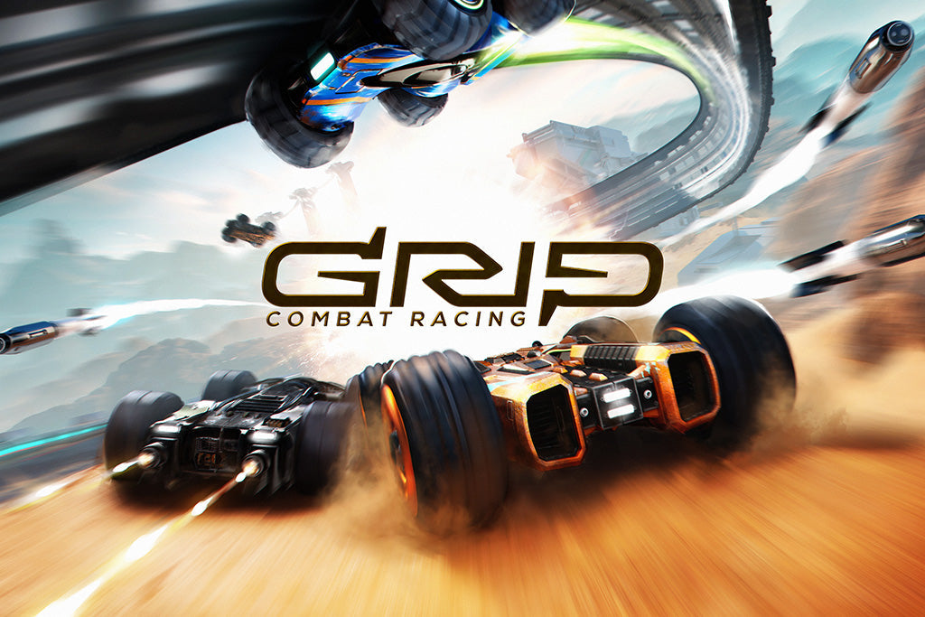 GRIP Combat Racing Canvas Poster