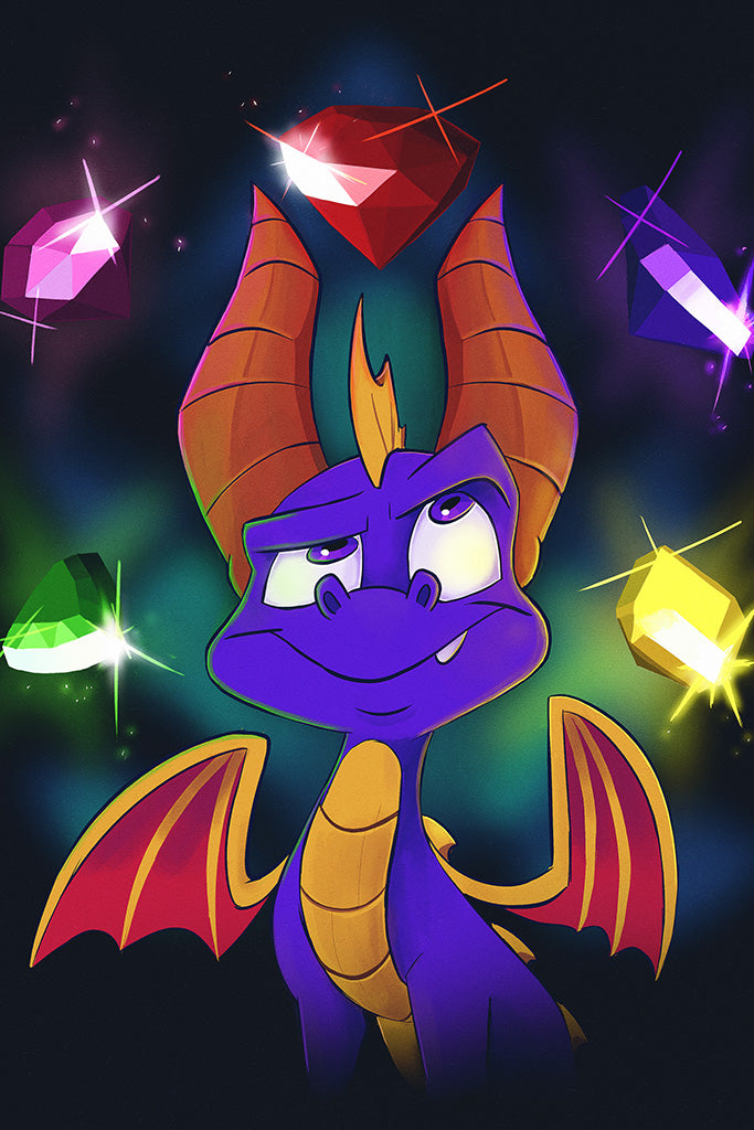 Spyro Reignited Trilogy Canvas Poster
