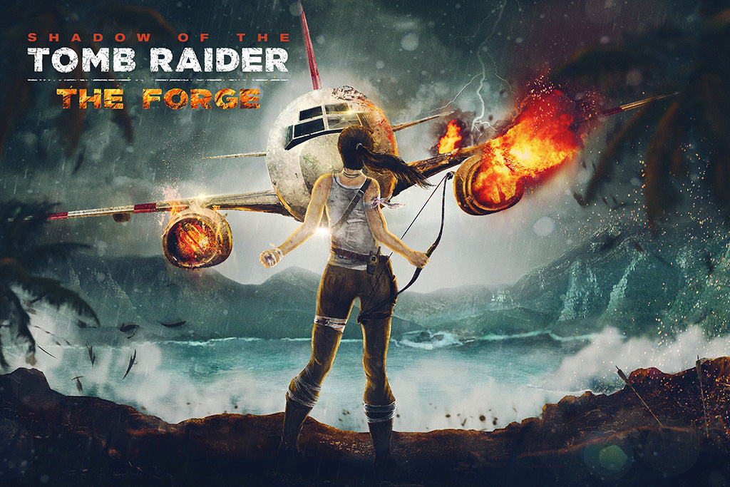Shadow of the Tomb Raider The Forge DLC 2018 Game Canvas Poster
