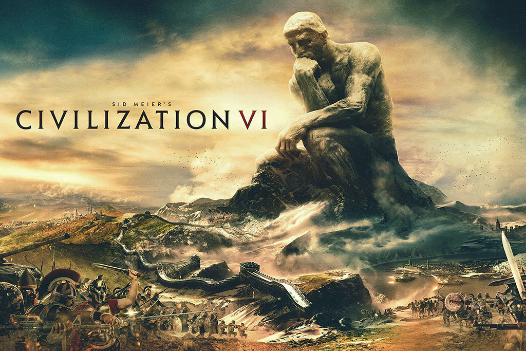 Civilization 6 2018 Game Canvas Poster