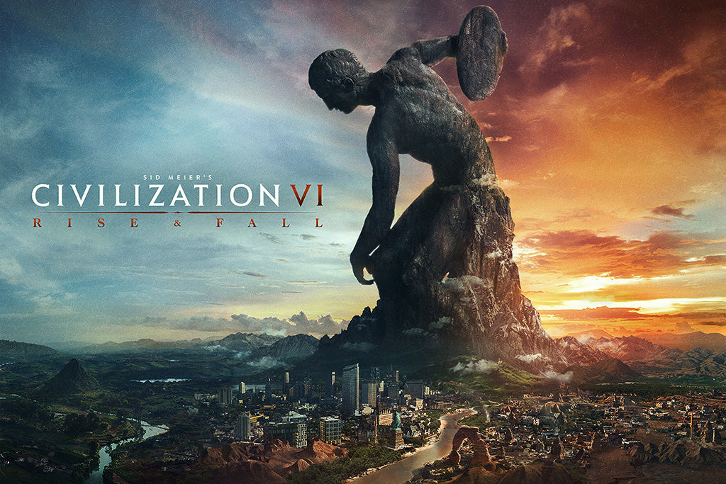 Civilization 6 Game Canvas Poster