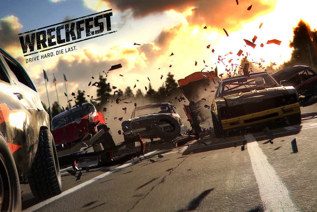 Wreckfest Canvas Poster