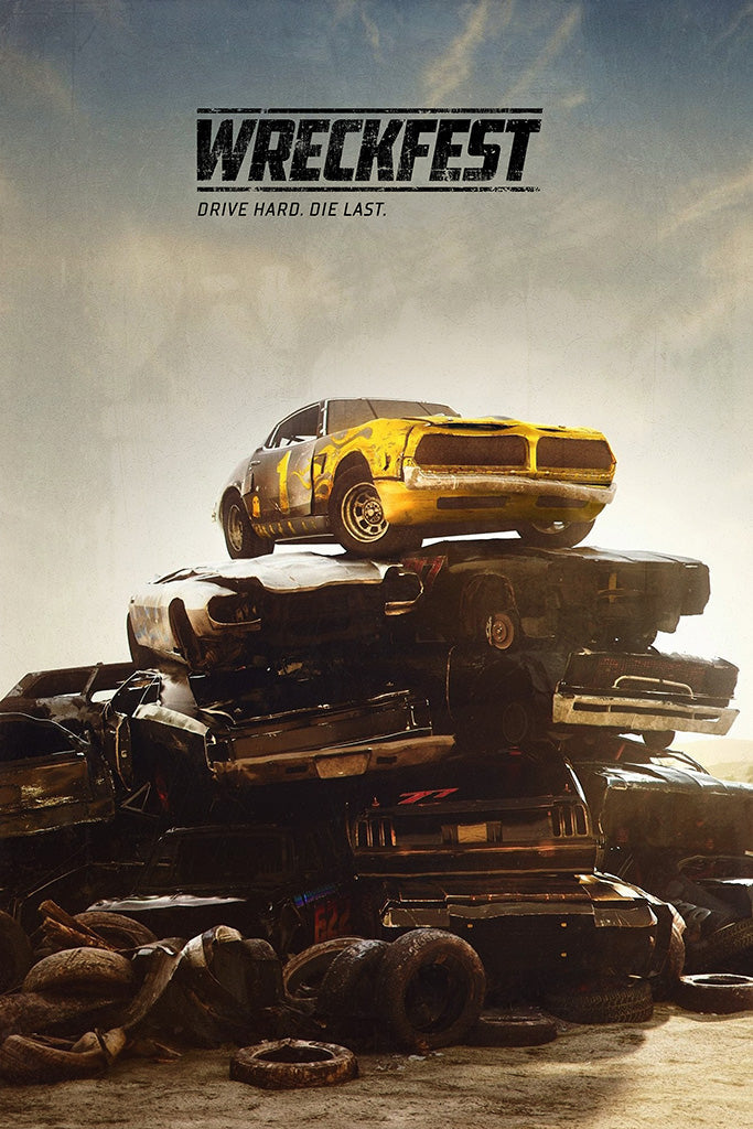 Wreckfest 2018 Game Canvas Poster