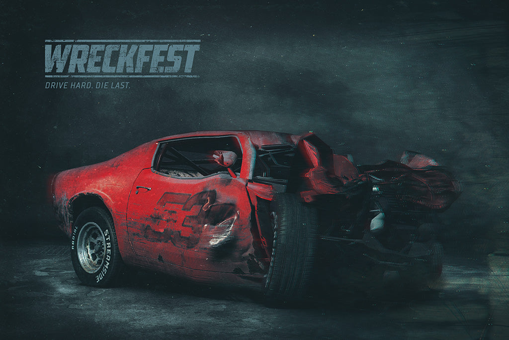 Wreckfest Game 2018 Canvas Poster