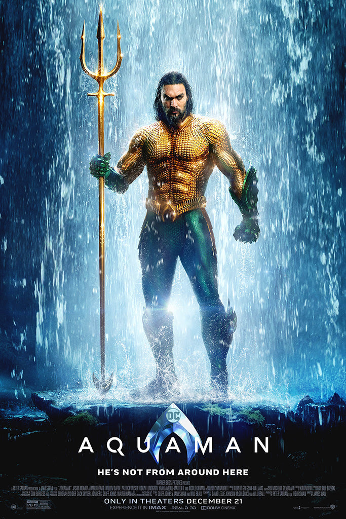 Aquaman Canvas Poster